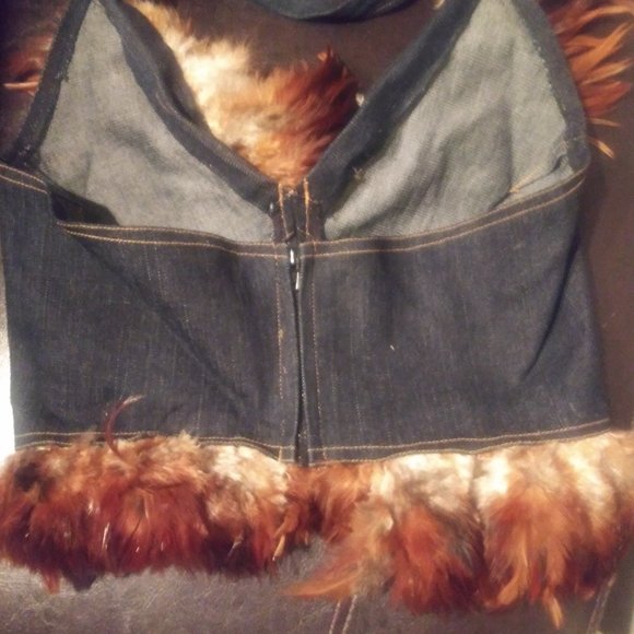 Custom Denim Top & Skirt Set - Picture 3 of 3